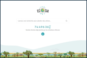 Ecosia, le moteur de recherche solidaire bien branch&eacute; !